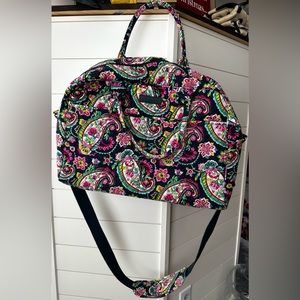Multi-colored Vera Bradley Paisley Weekender